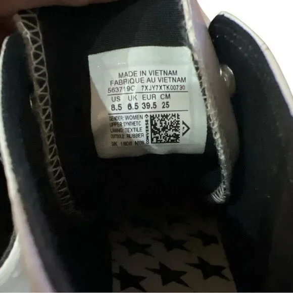 CONVERSE X MILEY CYRUS CHUCK TAYLOR ALL STAR HIGH Size 8.5 - Picture 4 of 8